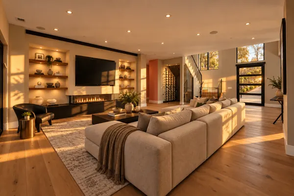 Luxury Living Room at 5331 Da Vinci Drive, El Dorado Hills.