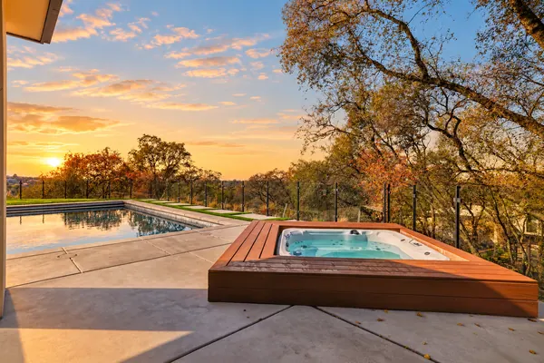 Luxury Sunset Pool and Spa Retreat at 5331 Da Vinci Drive, El Dorado Hills.
